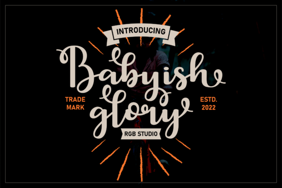 Babyish Glory: A Delicate Script for Creative Projects