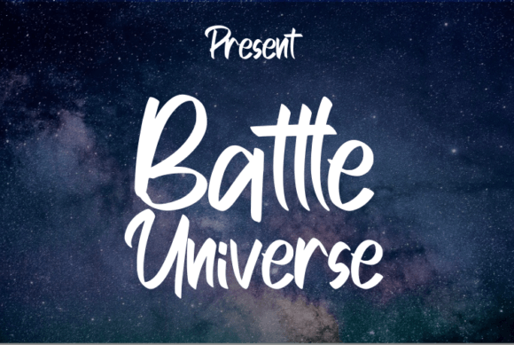 Battle Universe: A Modern Script Typeface for Branding