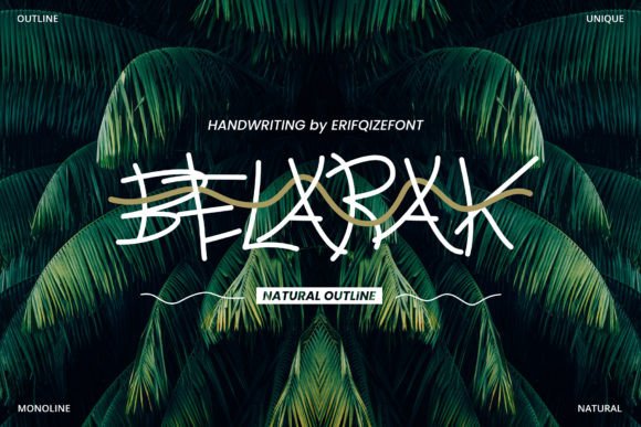 Belarak: A Handwritten Font for Business Magic