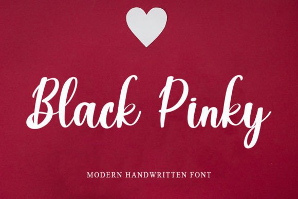 Black Pinky: The Handwritten Font for Small Business Branding