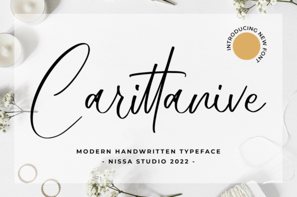 Carittanive: A Modern Handwritten Font for Web Design