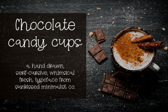 Chocolate Candy Cups: A Whimsical Typeface for Branding
