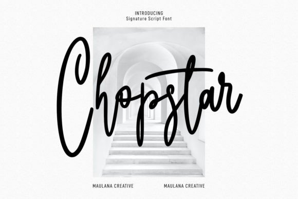 Chopstar: The Modern Script Font That Elevates Small Business Branding