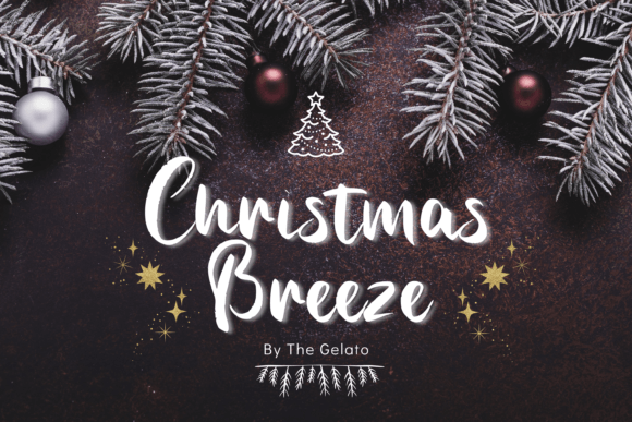 Christmas Breeze Font for Holiday Design