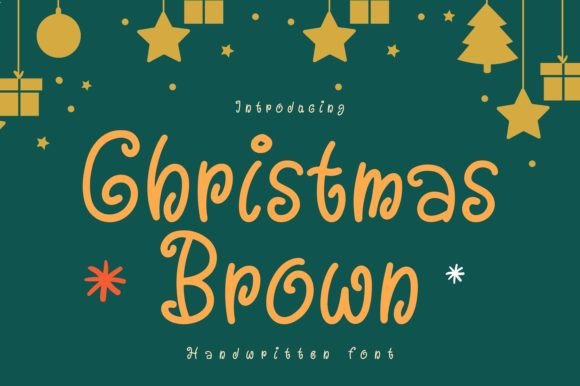 Christmas Brown: A Festive Font for Branding & Design