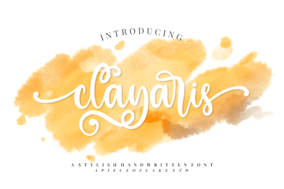 Clayaris: The Script Font That Elevates Your Campaign Visuals