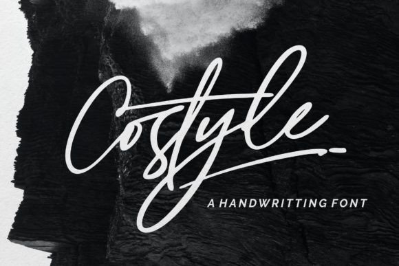 Costyle: A Handwritten Font for Creative Campaigns