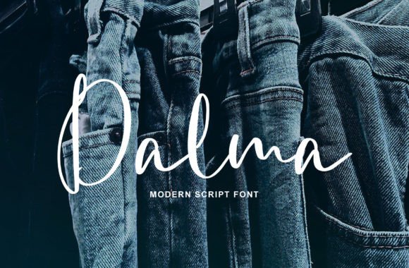 Dalma: A Modern Script Font for Editorial Design