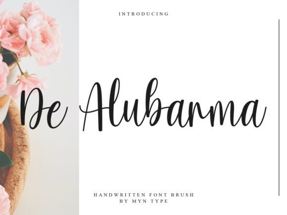 De Alubarma: The Handwritten Font for Authentic Branding