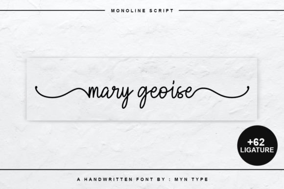 Designing with Mary Geoise: A Natural Script Font for Editors