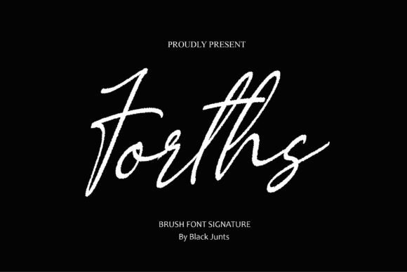 Forths Font Review: A Modern Brush Typeface for Branding