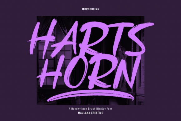 Hartshorn: A Cool Handwritten Font