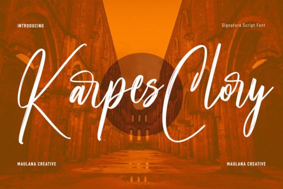 Karpes Clory: A Stylish Script Font