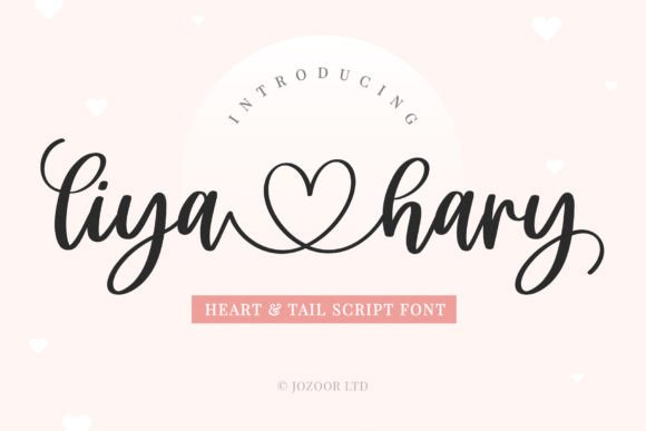 Liya Hary: A Romantic Script Font for Handmade Brands