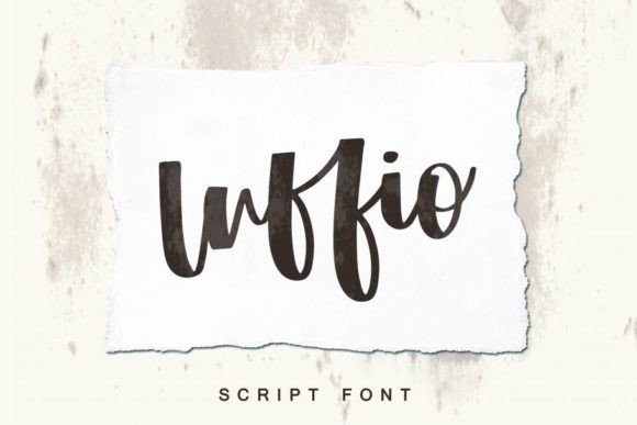 Luffio: A Bold Script Typeface for Editorial Impact