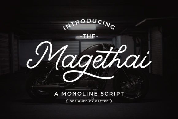 Magethai Font: A Maker's Guide to Beautiful Mono-Line Design
