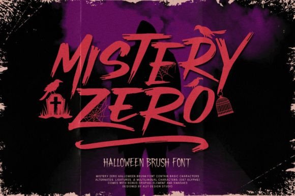Mistery Zero: The Spooky Typeface for Viral Campaigns