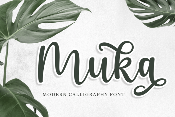 Muka: A Stylish Calligraphy Font