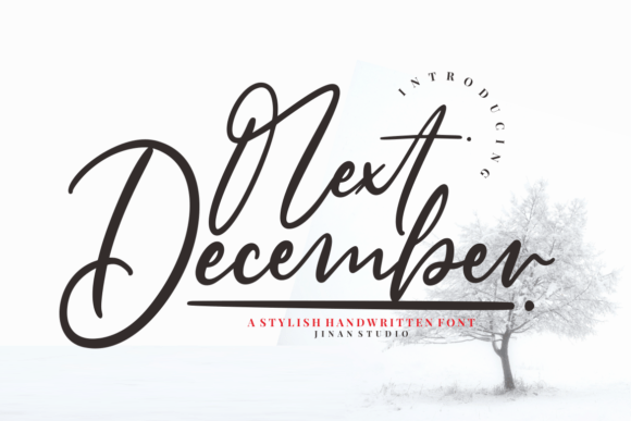 Next December: A Modern Script Font for Web Design