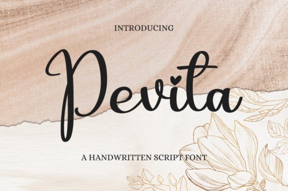 Pevita: A Timeless Handwritten Font