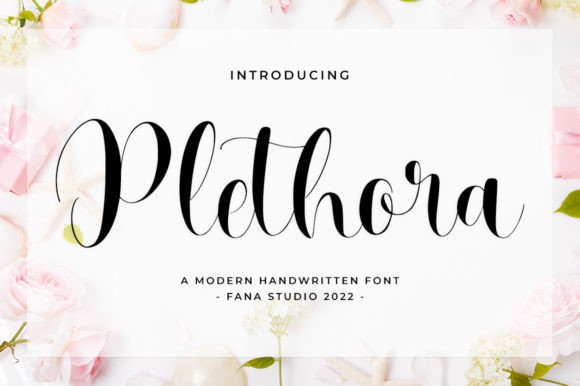 Plethora: The Script Font That Elevates Digital Branding