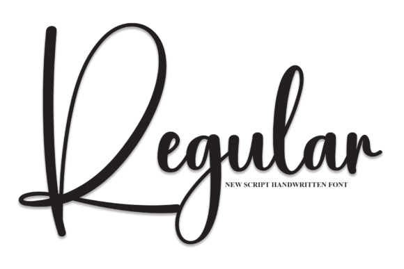 Regular: A Handwritten Typeface for Modern Editorial Design