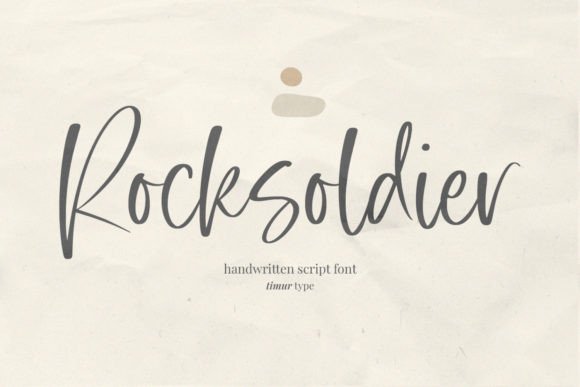 Rocksoldier: A Classy Handwritten Font