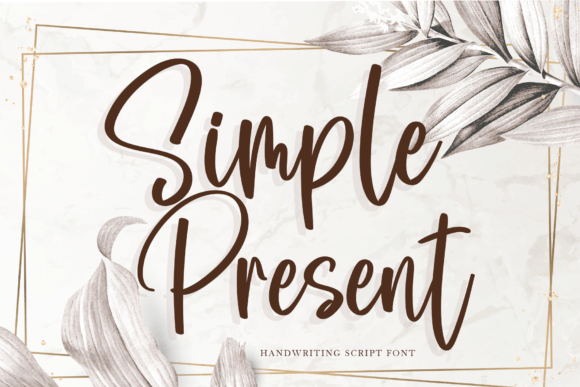 Simple Present Font for Business