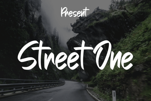Street One: A Script Typeface for Elegant Design