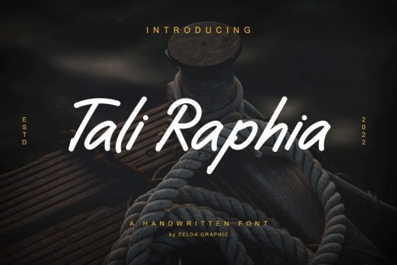Tali Raphia: A Modern Handwritten Font for Web Design