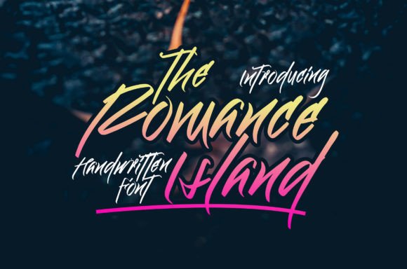 The Romance Island Font for Small Business Branding